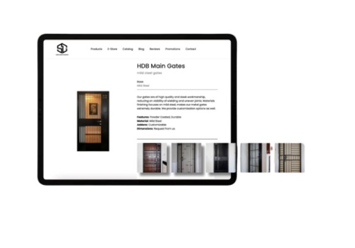 Search Engine Optimization Package Example: Gate, Door & Window Supplier Client