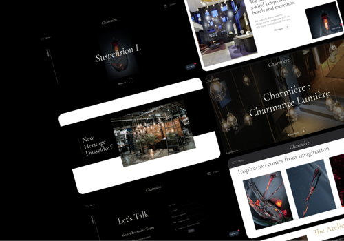 Web Design Package Example: Charmiere