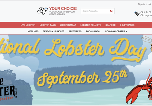 Application Testing Package Example: GetMaineLobster