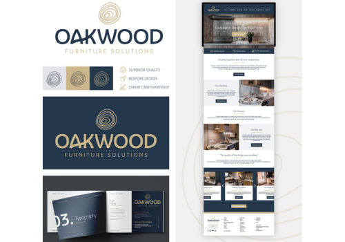 Branding Package Example: Rebrand & Rebuild Company Website