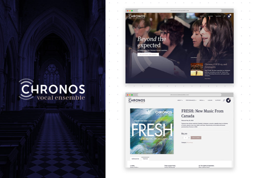 Branding Package Example: Chronos Vocal Ensemble