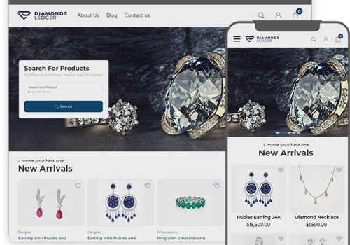 Custom Software Development Package Example: Diamonds Ledger - Aggregate Jewelry Marketplace