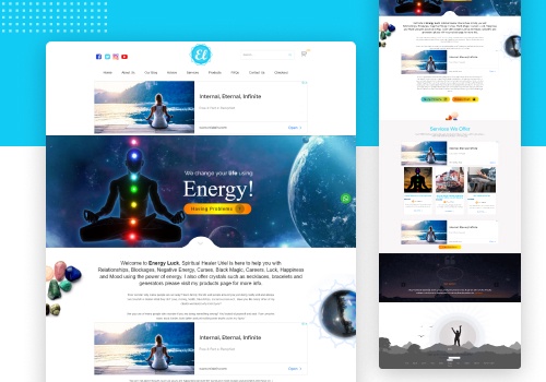 Search Engine Optimization Package Example: Energy luck- SEO