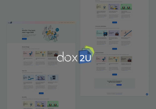 Content Marketing Package Example: dox2U