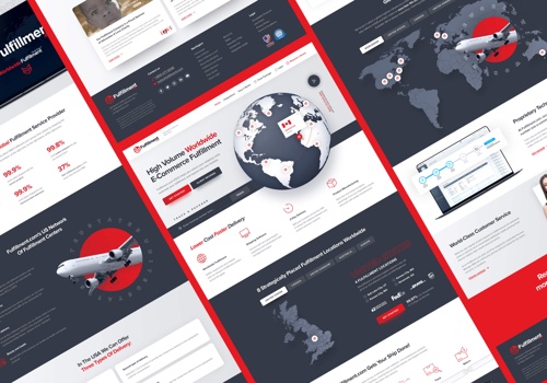 Web Development Package Example: Fulfillment.com / Website redesign / API / 3D