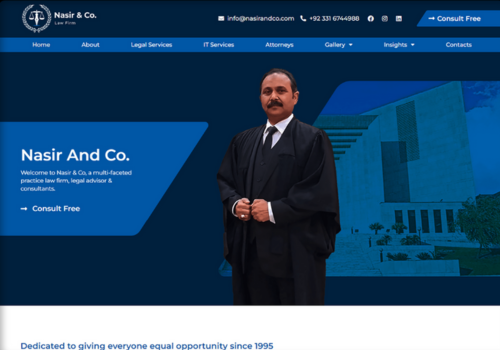 Web Development Package Example: Law Firm's Website Redesign