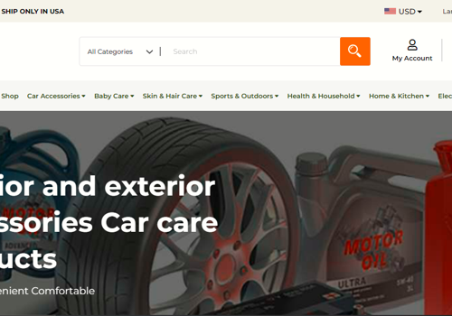 Web Design Package Example: naturebayshop Woo commerce website