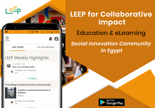 Mobile App Development Package Example: App for Social Innovation Community in Egypt