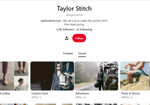 Social Media Marketing Package Example: Pinterest Marketing and engagement