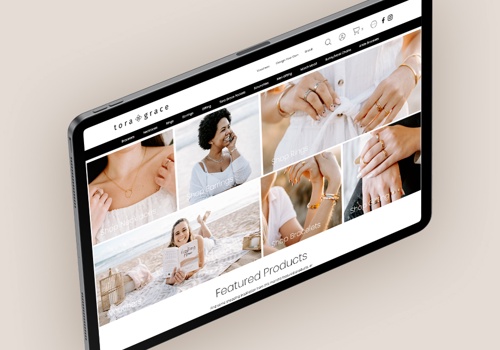 E-Commerce Development Package Example: Tora Grace Ecommerce Website