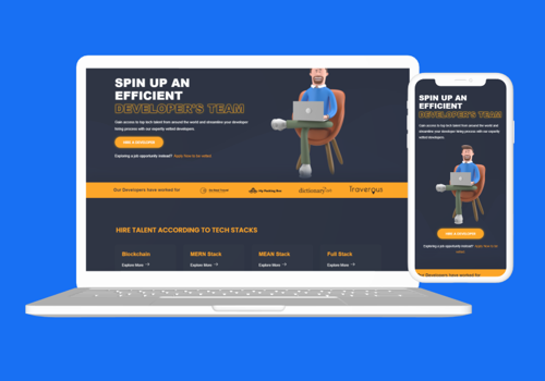 Mobile App Development Package Example: GetDevs