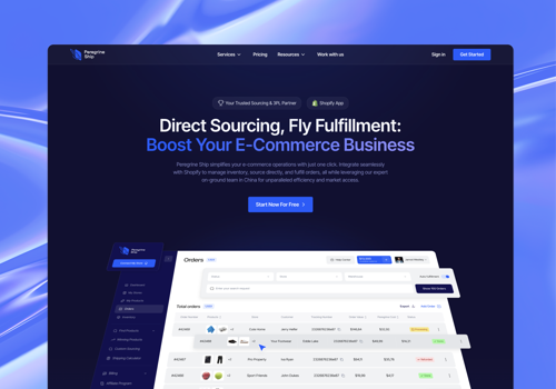 Web Design Package Example: From Figma to Framer: Peregrine Ship
