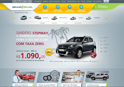 Web Development Package Example: Grand Brasil