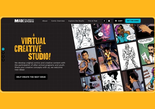 Web Design Package Example: A Unique Interactive Website for the Made Collabor