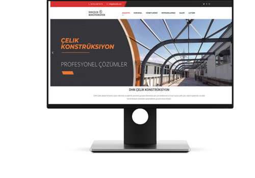 Web Design Package Example: DHN Çelik Web Tasarım