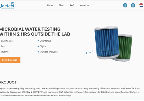 Web Design Package Example: Woocommerce Web Shop for Biomonitoring Equipment