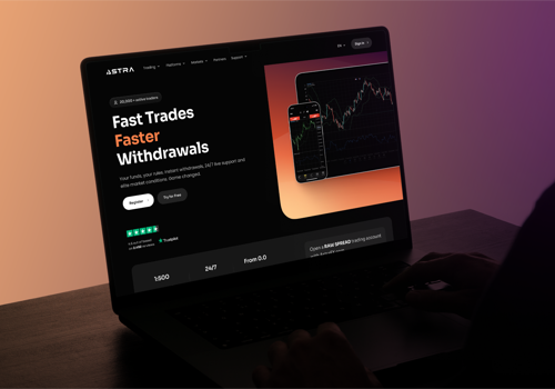 Web Design Package Example: Astra | FinTech Platform