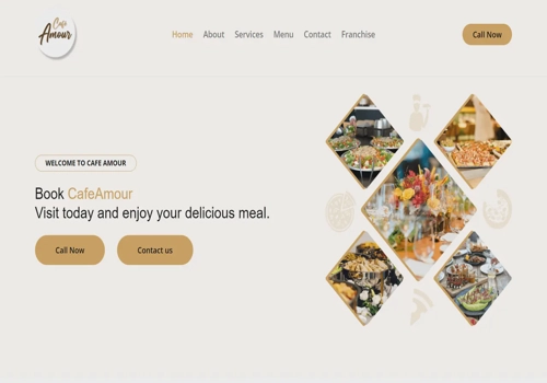 Search Engine Optimization Package Example: Cafe and Restuarant Website