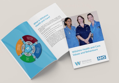 Branding Package Example: Design for NHS Wiltshire Health and Care