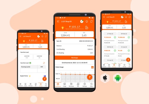 Mobile App Development Package Example: Frontier Meter