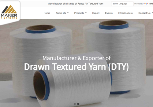 Web Design Package Example: Maker Filaments