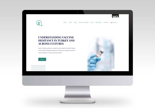 Web Design Package Example: Vaccine Hesitancy Project