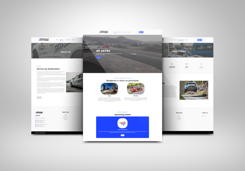 Web Design Package Example: AK Ad Astra Website