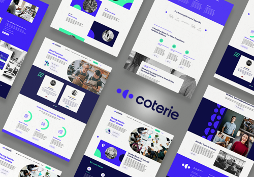 Web Design Package Example: Coterie Insurance - Website Design & Development