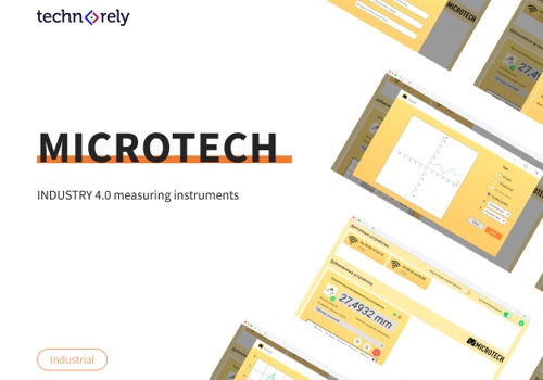 UX/UI Design Package Example: MICROTECH