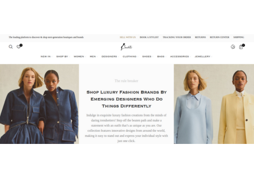 E-Commerce Development Package Example: Coveti - eCommerce Development for Luxury Clothing