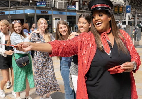 Public Relations Package Example: PR FOR VIRGIN TRAINS TICKETING FEAT ALISON HAMMOND