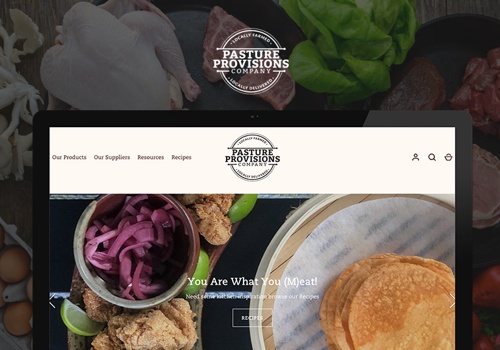 Web Development Package Example: Pasture Provisions