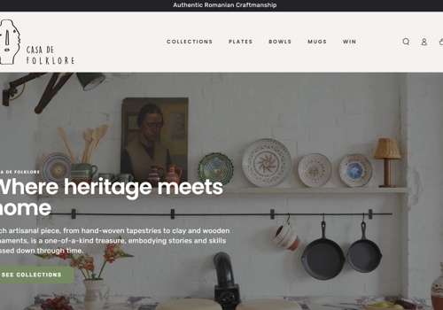 Email Marketing Package Example: CasadeFolklore: Shopify Store Redesign, Email Mkt