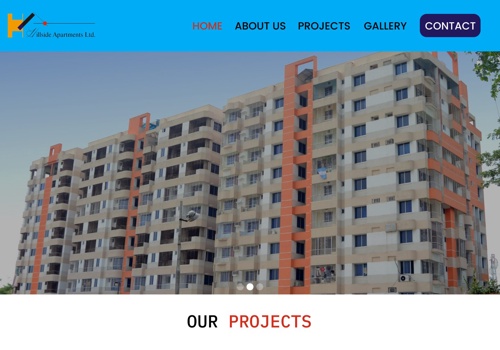 Web Design Package Example: Hillside Apartments Ltd. Sylhet