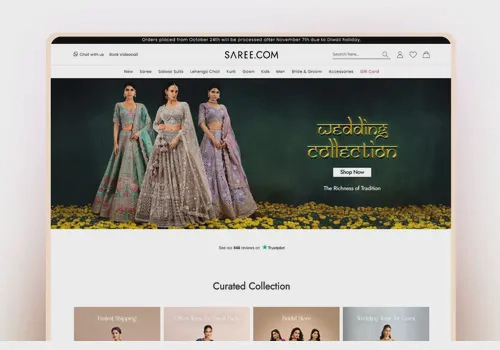 Search Engine Optimization Package Example: The Secret Behind Saree.com's Success: A Magento 2