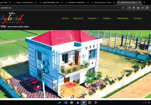 Web Design Package Example: Hybrid City Real Estate Sylhet