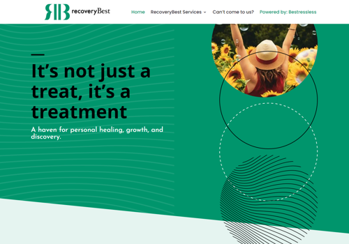 Web Design Package Example: Recovery Best - Website design