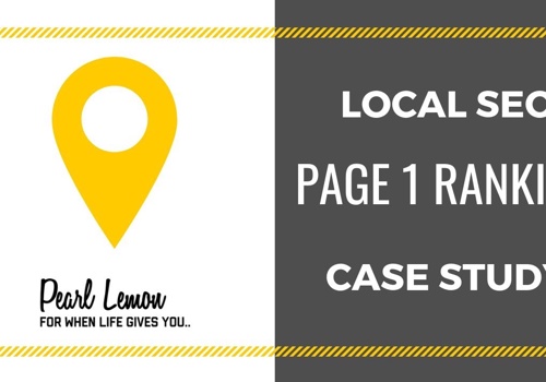 Search Engine Optimization Package Example: Google Ranking with Local SEO