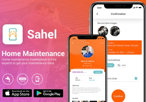 Mobile App Development Package Example: Sahel – Service Marketplace Mobile App