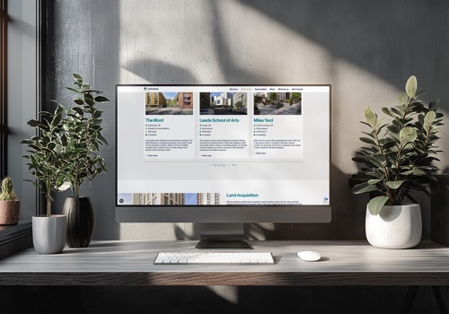Web Design Package Example: Corporate site for a property investment company