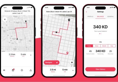 Mobile App Development Package Example: Dizli: on-Time Order Delivery Solution