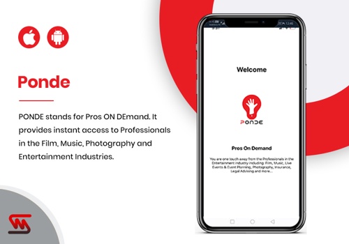 Mobile App Development Package Example: Ponde