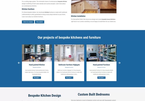 Web Development Package Example: Website Squarepegsolutions