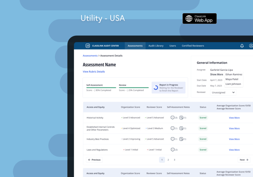 Web Development Package Example: Web App: Audit Center for Streamlining Evaluations
