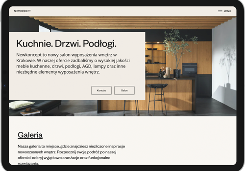 Web Development Package Example: Product Gallery Web Experience
