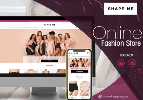 E-Commerce Development Package Example: Shape Me - Online Fashion Store