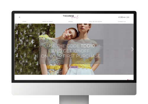 E-Commerce Development Package Example: The Dress Deal