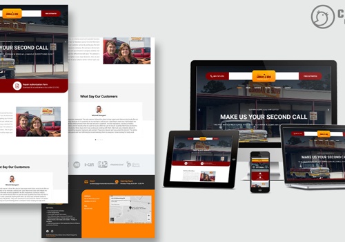 Web Design Package Example: WordPress Website / Hosting - Auto Body Shop