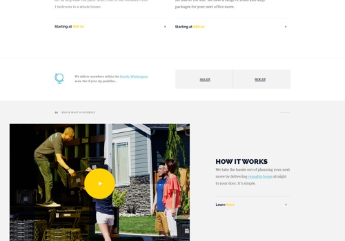 E-Commerce Development Package Example: HiveBoxx - eCommerce Moving Company in Seattle, WA