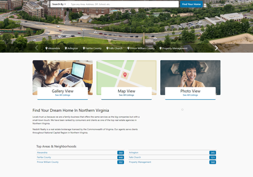 Web Development Package Example: Buy/Sell/Search Property
